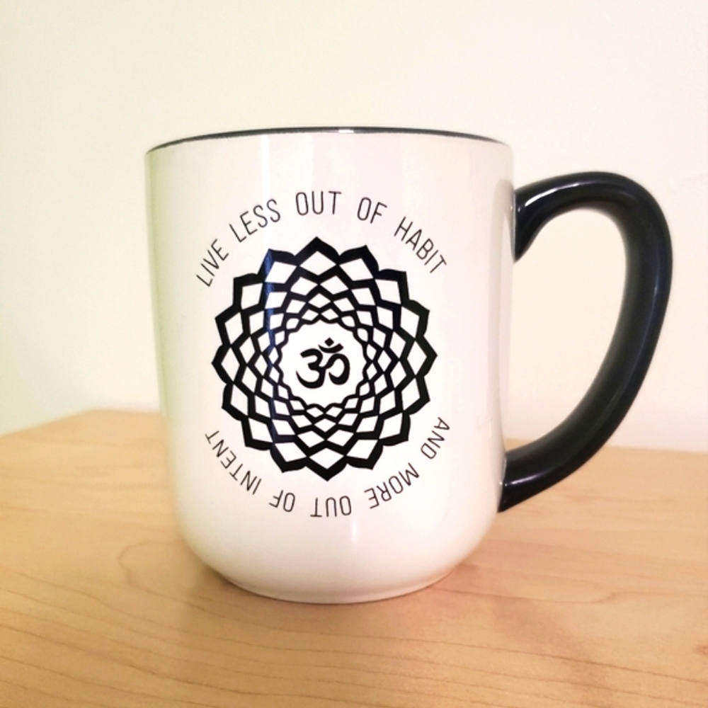 OM Symbol Ceramic Coffee/Tea Mug - 10 Strawberry Street Mug